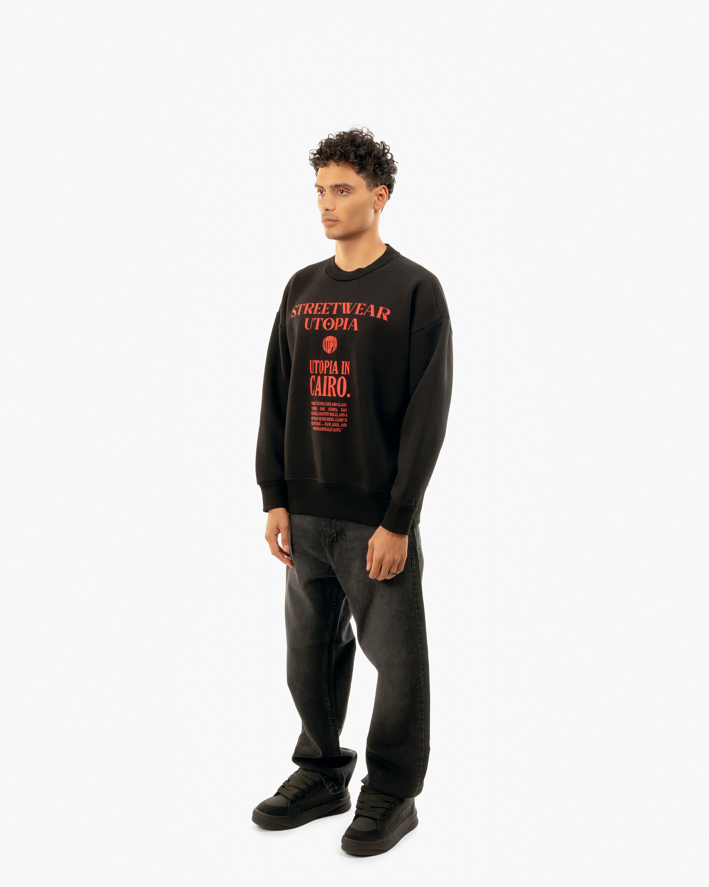 Utopia In Cairo Oversized Sweatshirt