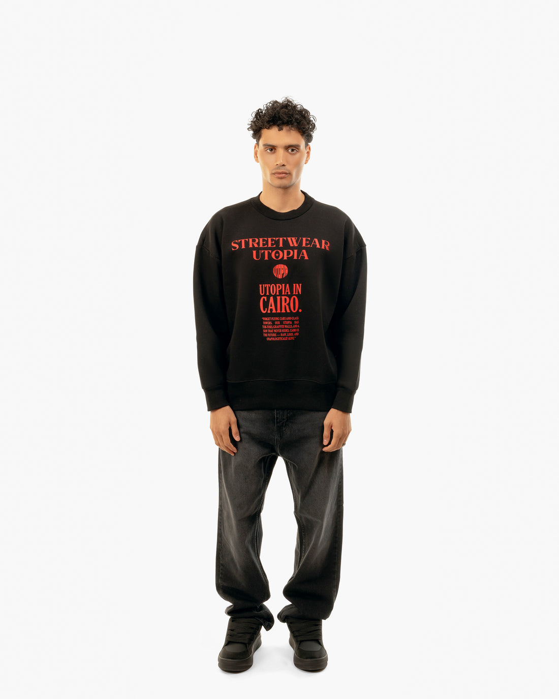 Utopia In Cairo Oversized Sweatshirt