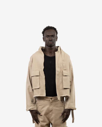 Box Fit Cargo Jacket with Large Pockets
