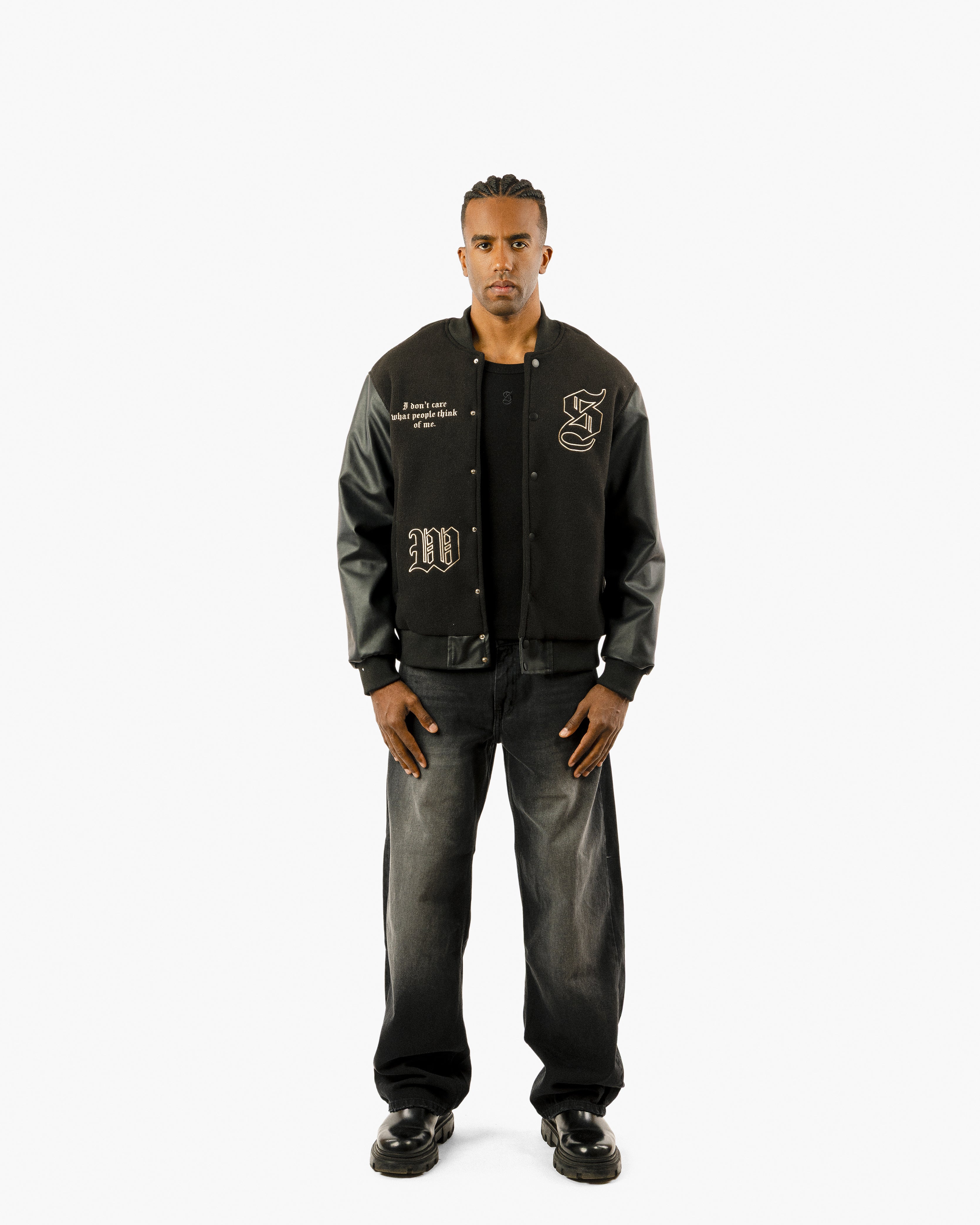 I Don’t Care Bomber Jacket