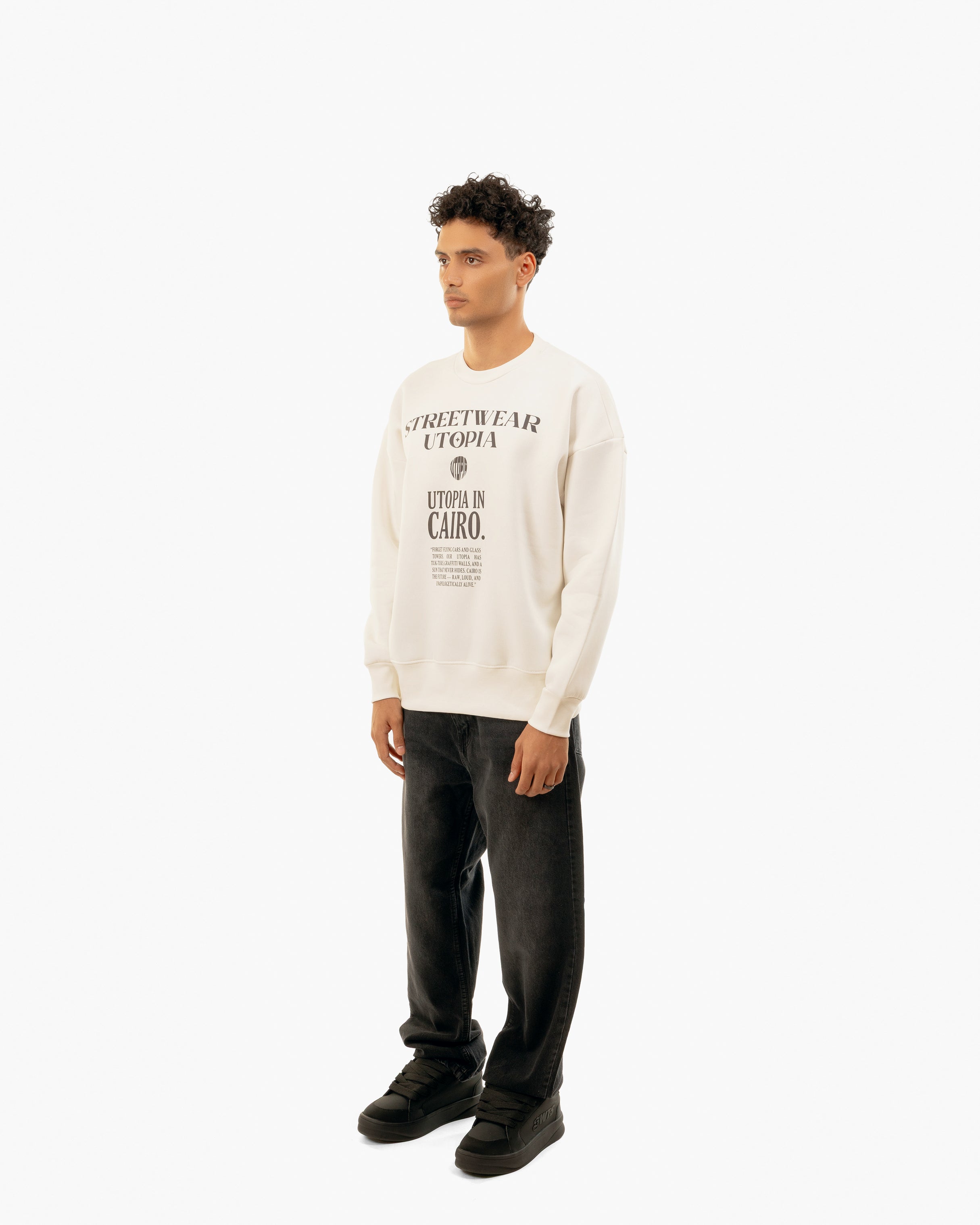 Utopia In Cairo Oversized Sweatshirt