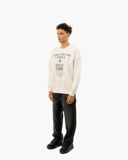 Utopia In Cairo Oversized Sweatshirt