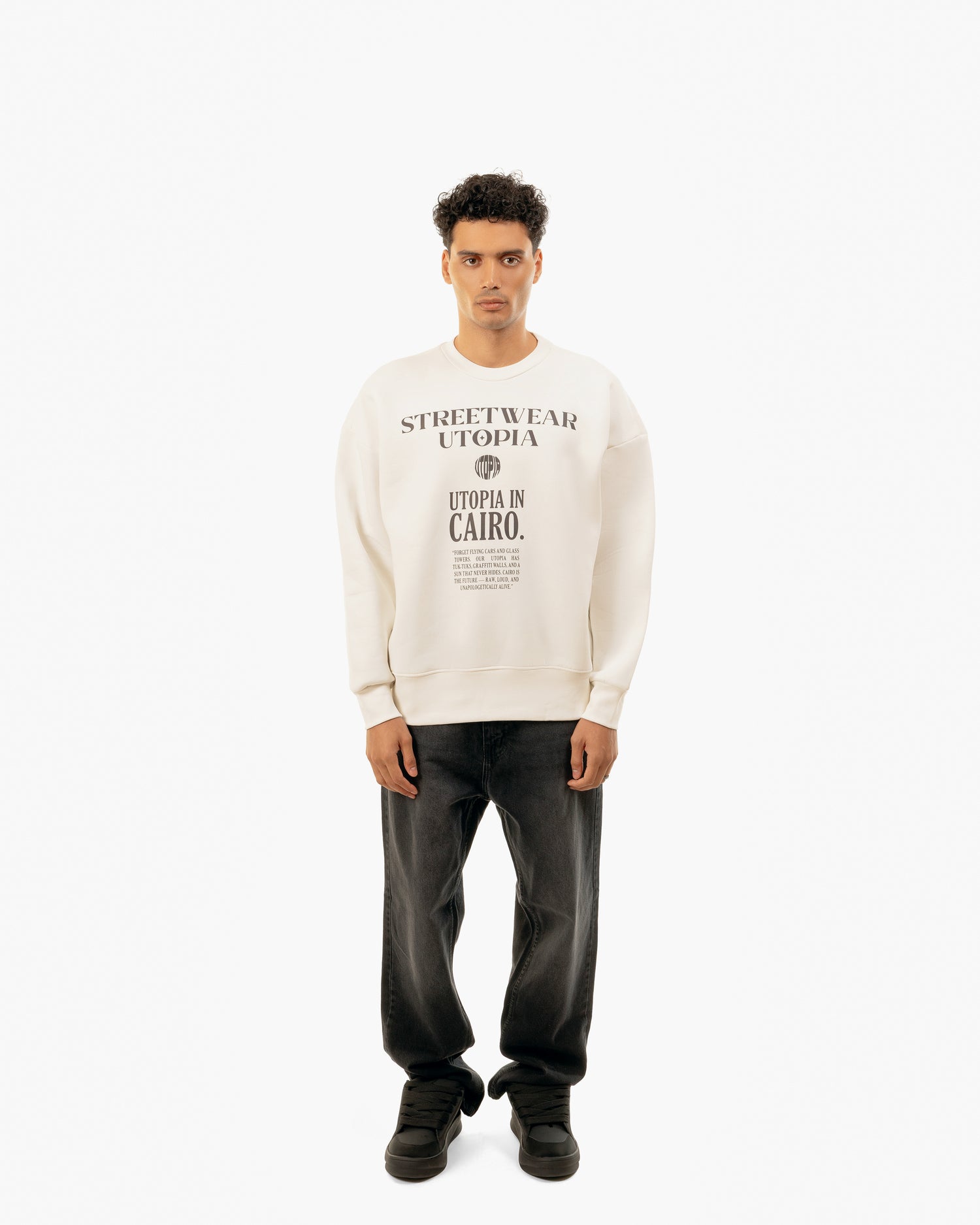 Utopia In Cairo Oversized Sweatshirt
