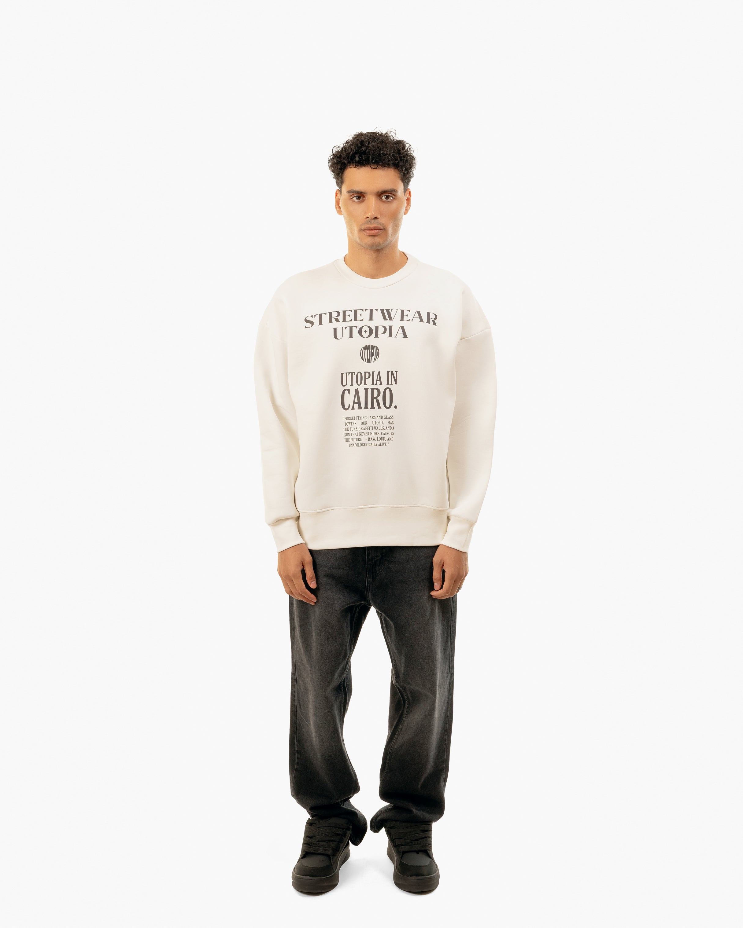 Utopia In Cairo Oversized Sweatshirt