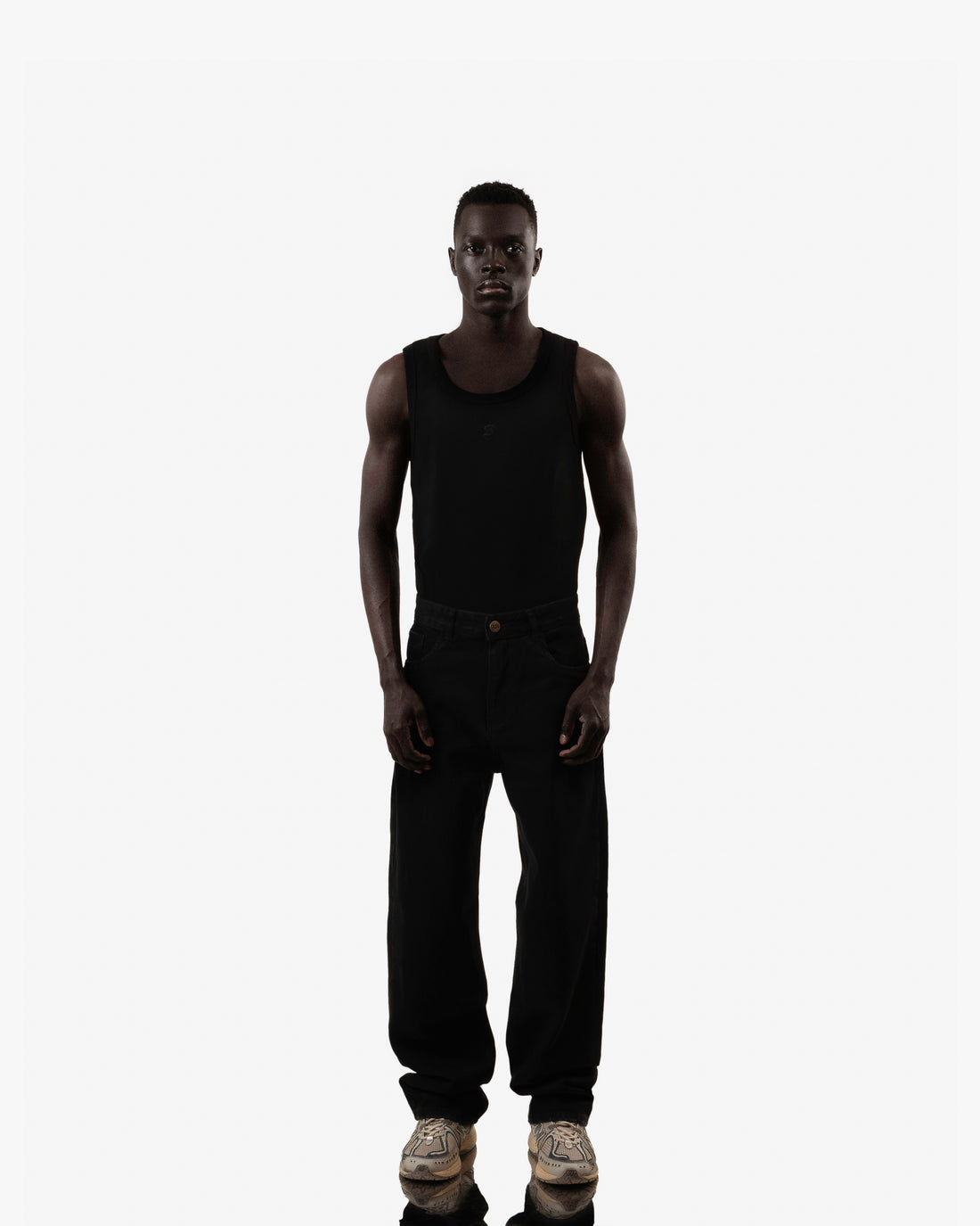 Midnight Black Baggy Jeans