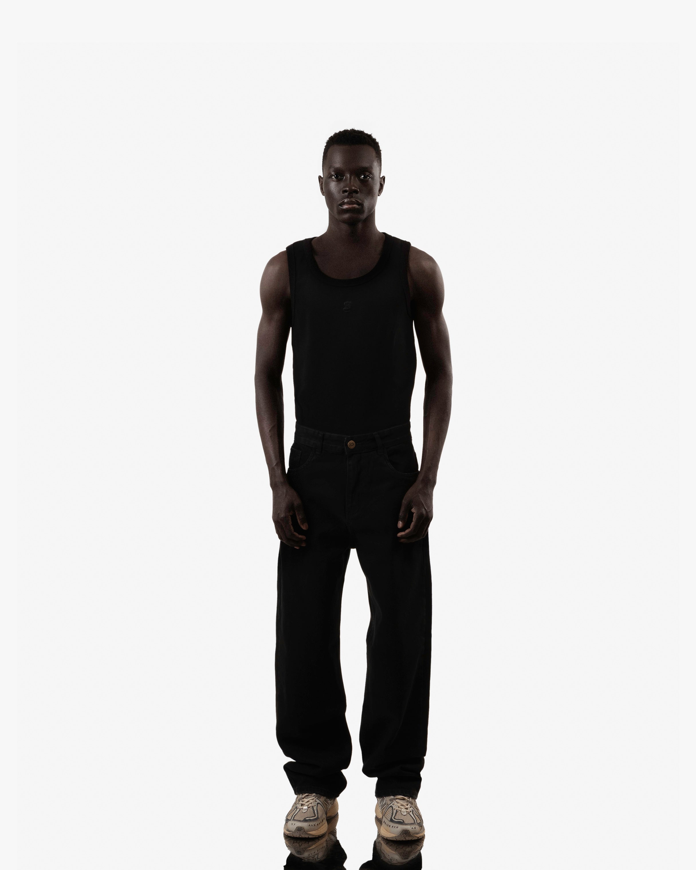 Midnight Black Baggy Jeans