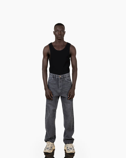 Streetwear Baggy Fit Jeans In Grey