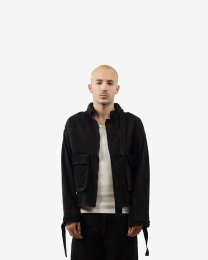 Box Fit Cargo Jacket with Large Pockets