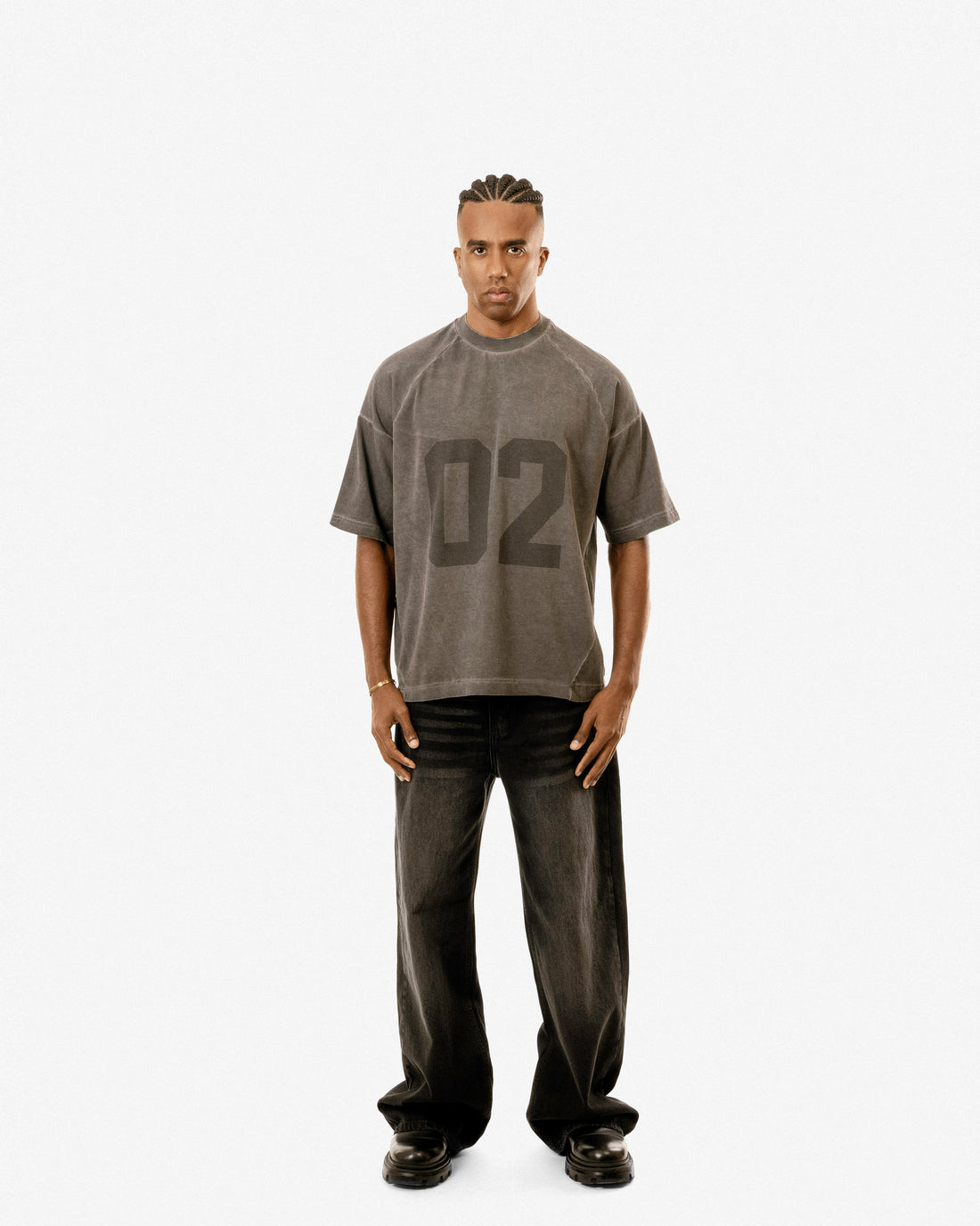 Edgy Washed Oversized T-Shirt