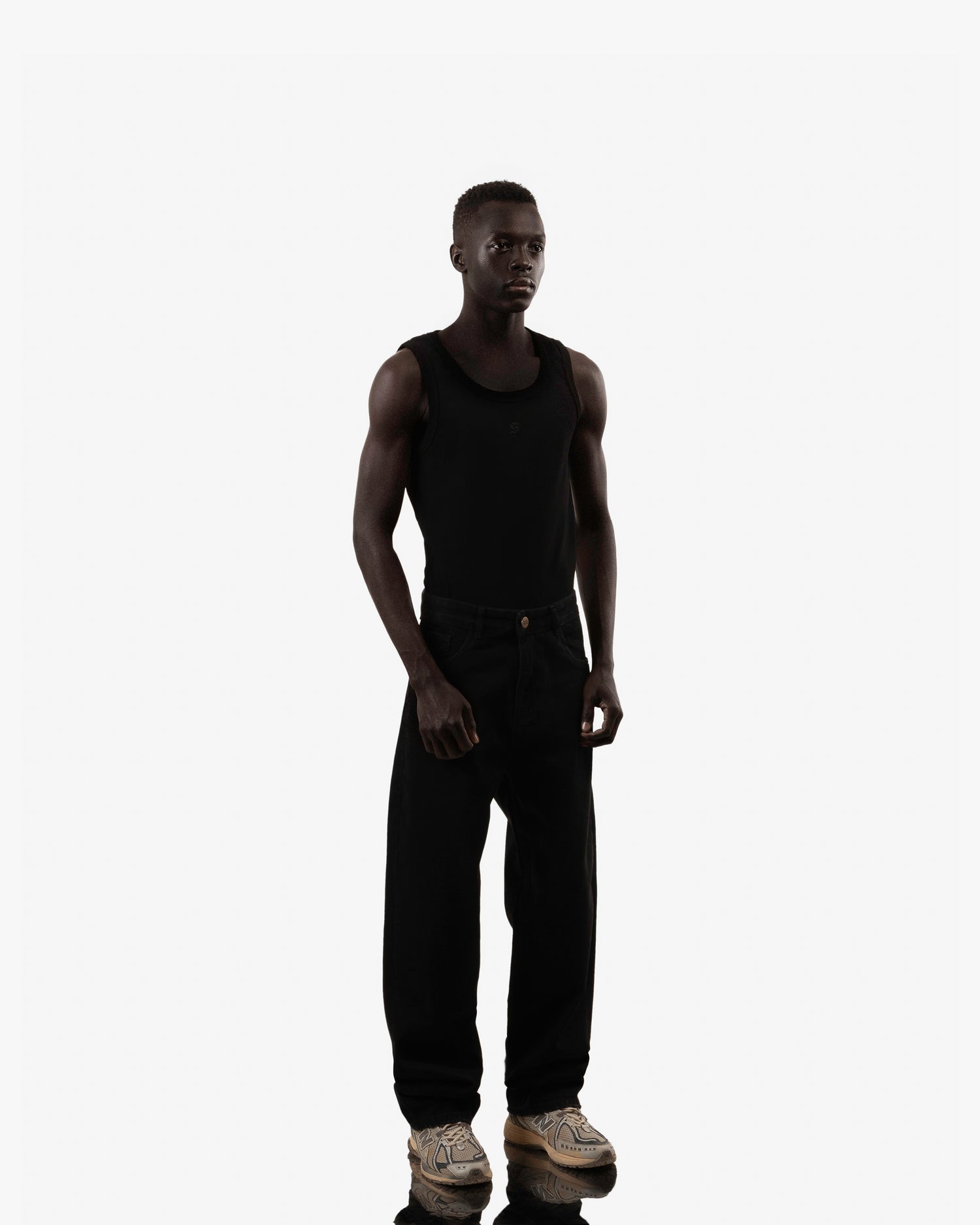 Midnight Black Baggy Jeans