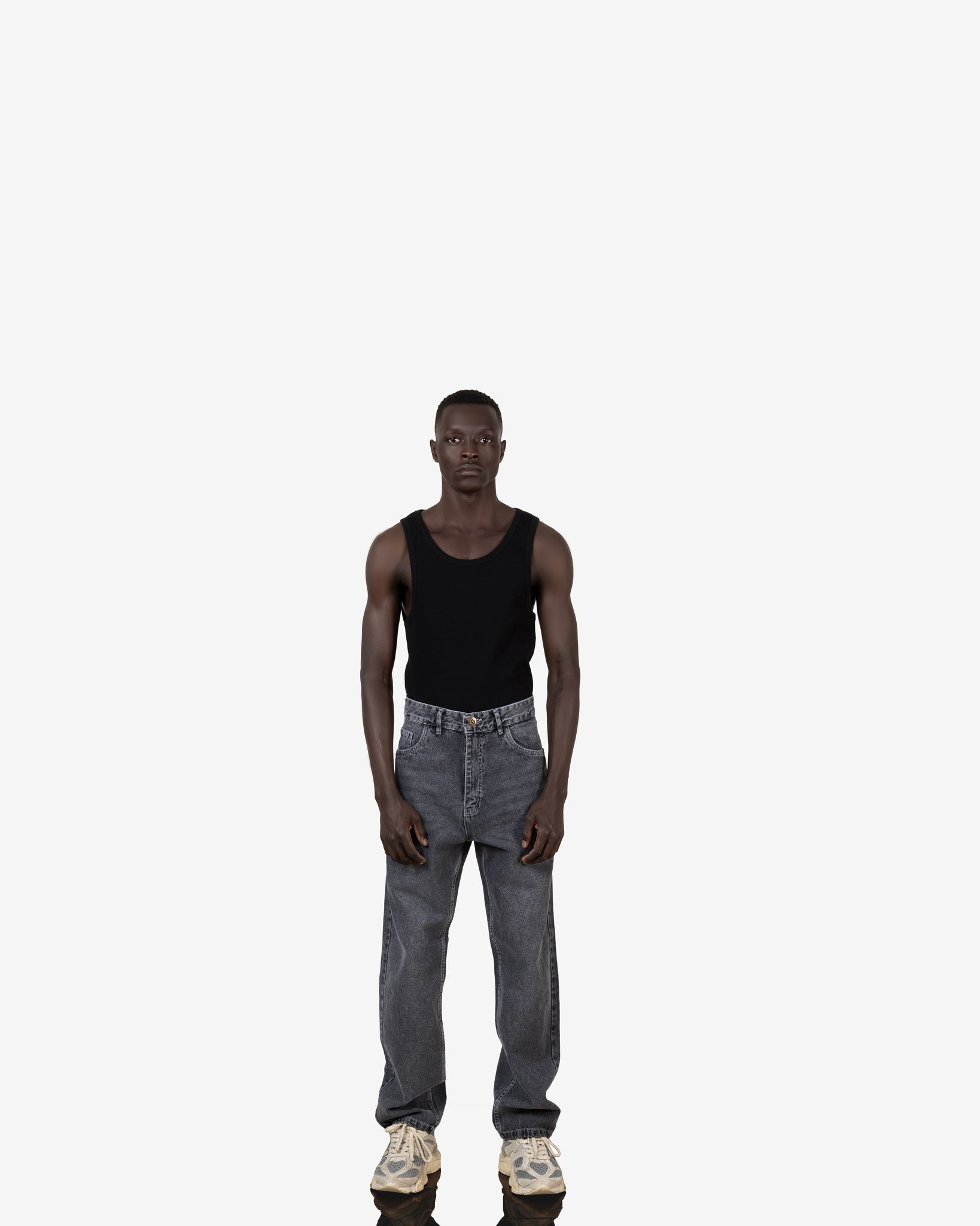 Streetwear Baggy Fit Jeans In Grey – streetwear
