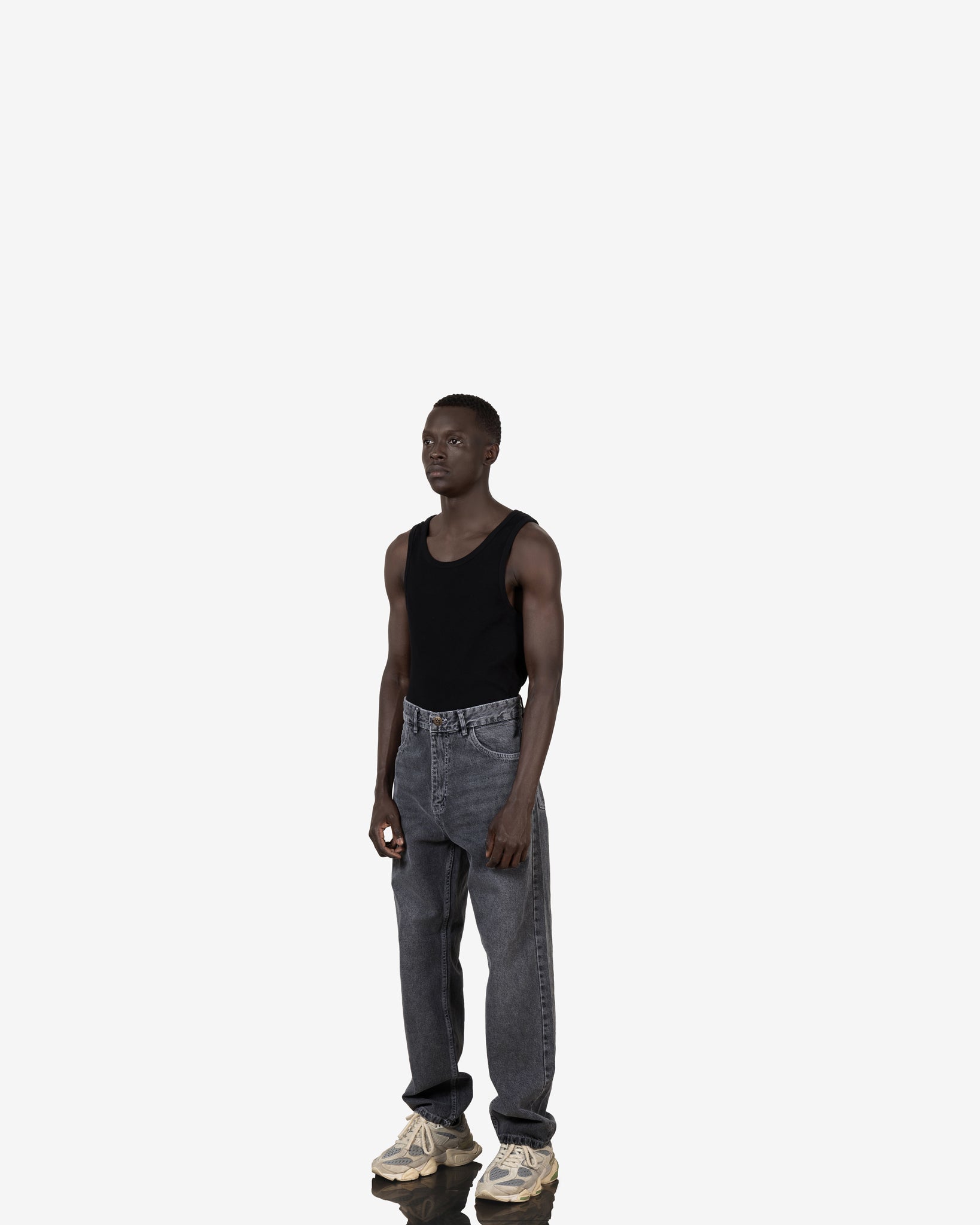 Streetwear Baggy Fit Jeans In Grey – streetwear