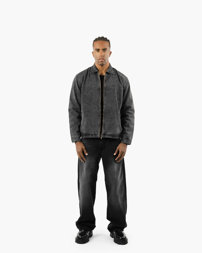 Streetwear Essential Boxy Gabardine Jacket
