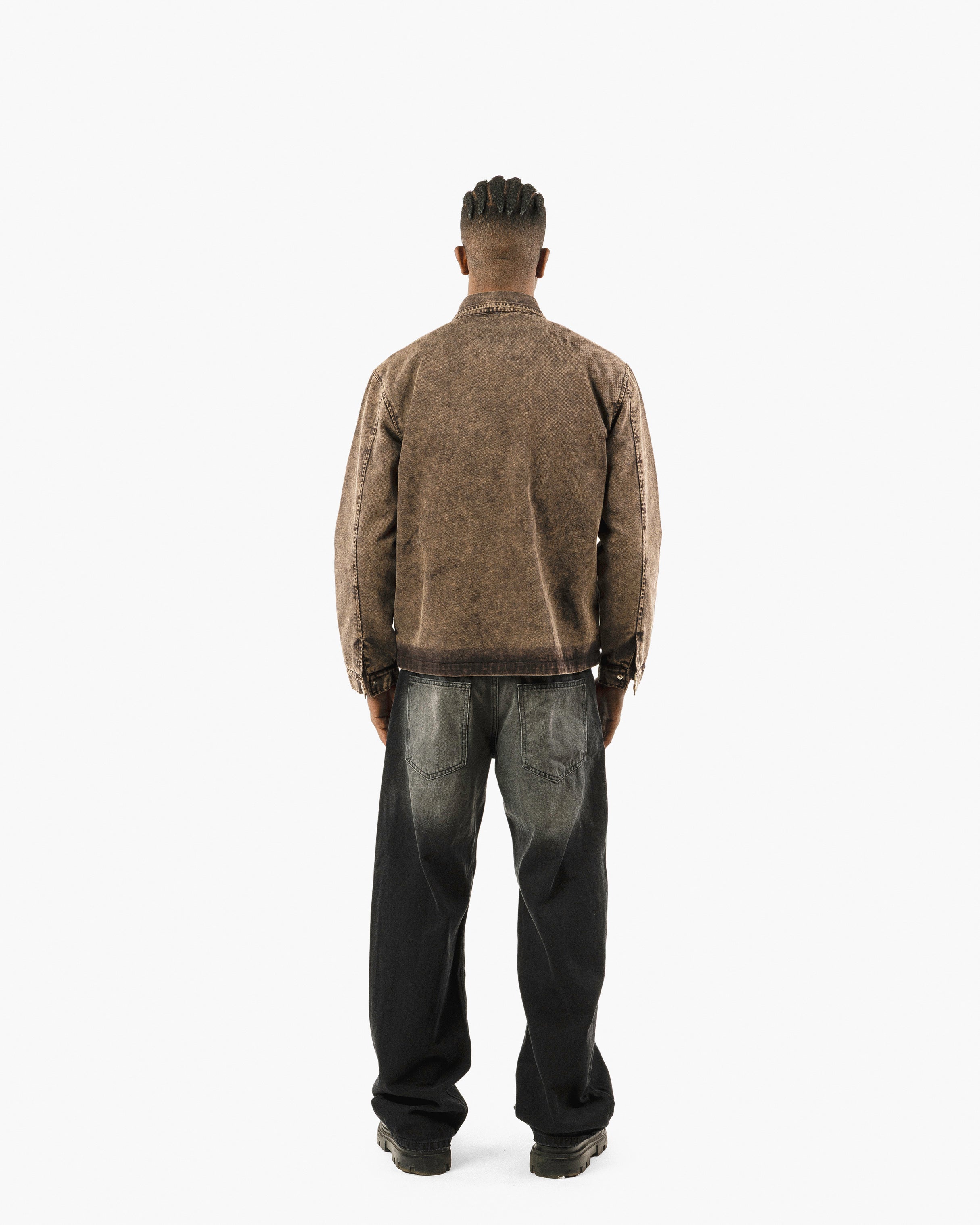 Streetwear Essential Boxy Gabardine Jacket