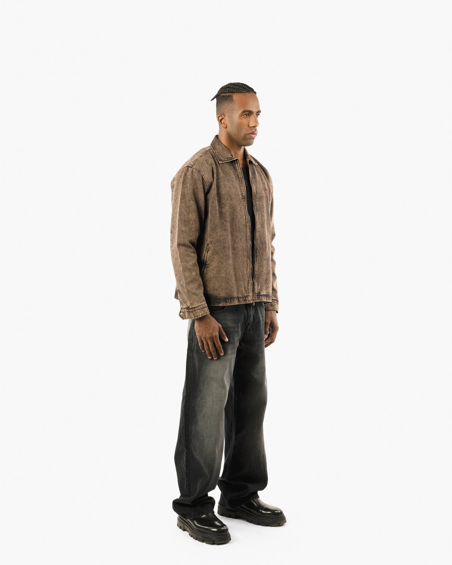 Streetwear Essential Boxy Gabardine Jacket