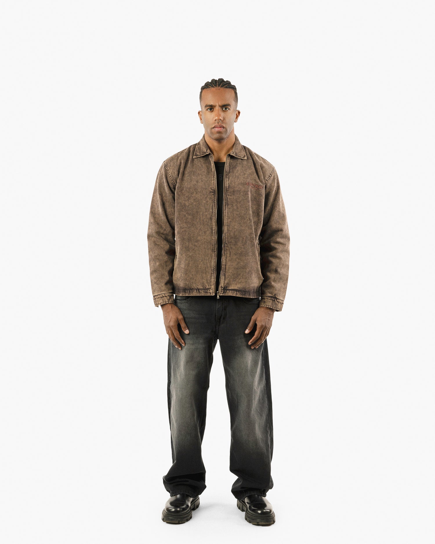 Streetwear Essential Boxy Gabardine Jacket