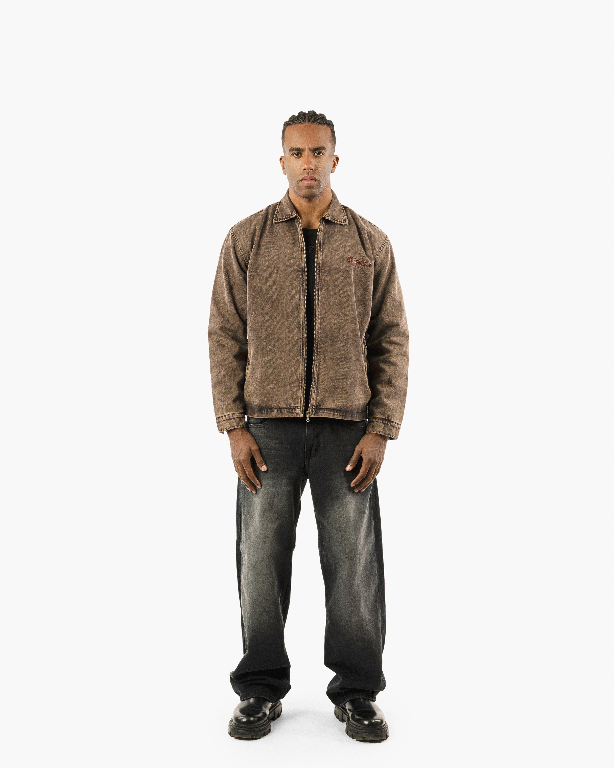 Streetwear Essential Boxy Gabardine Jacket