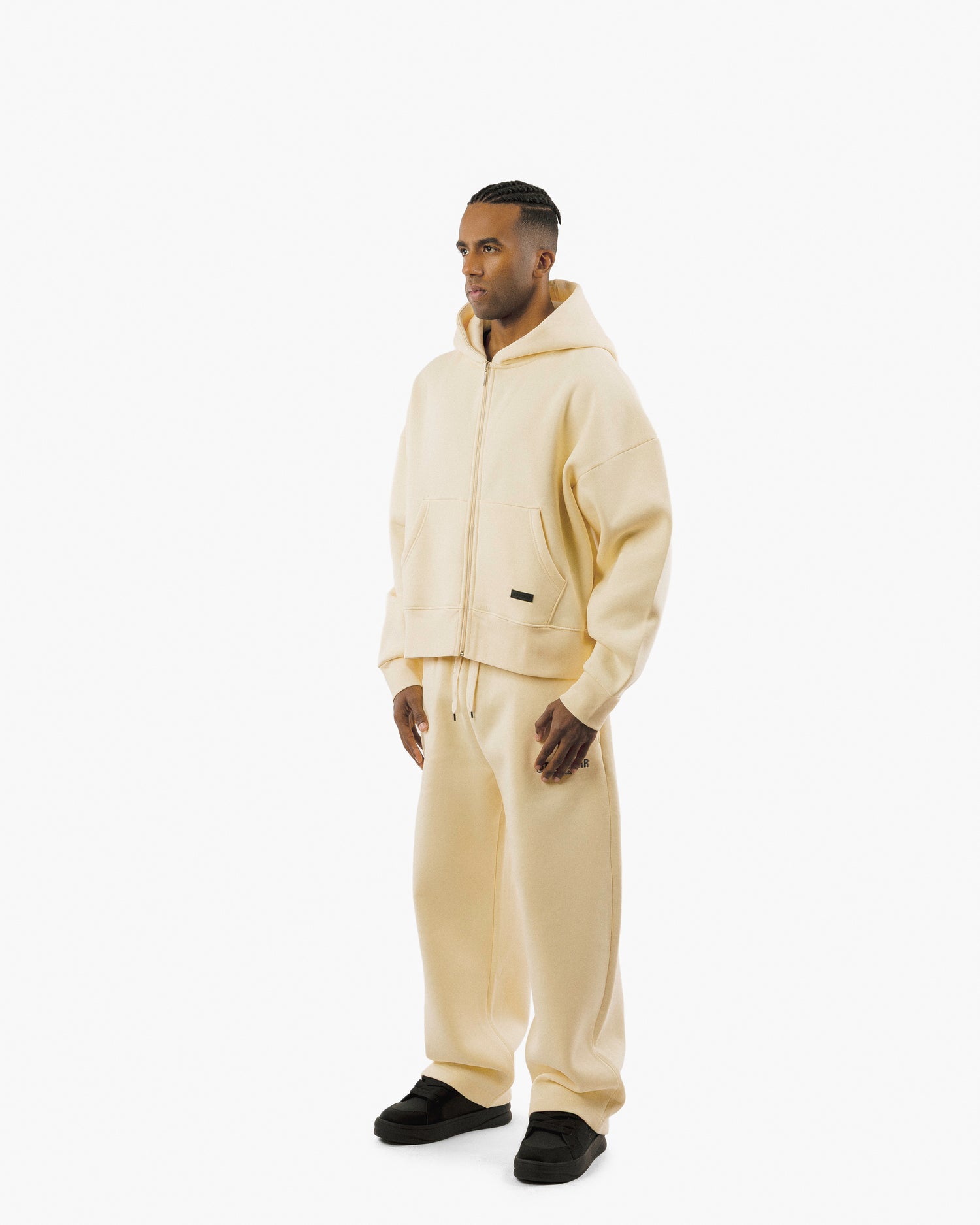 Streetwear Essential Boxy Zip Hoodie