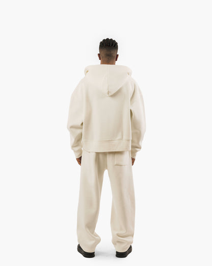 Streetwear Essential Boxy Zip Hoodie