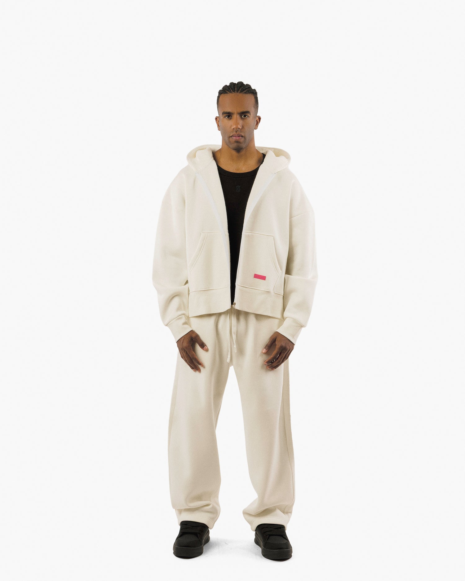 Streetwear Essential Boxy Zip Hoodie