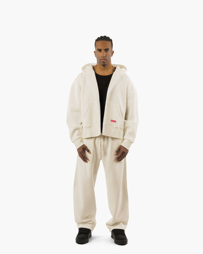 Streetwear Essential Boxy Zip Hoodie