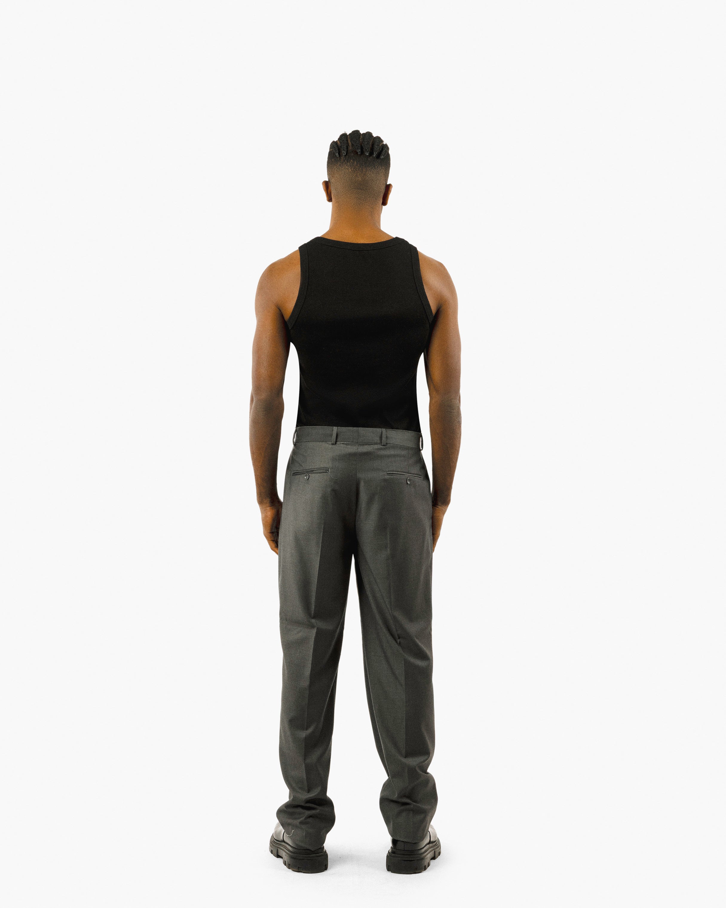 Streetwear Essential Pleated Wide Pants
