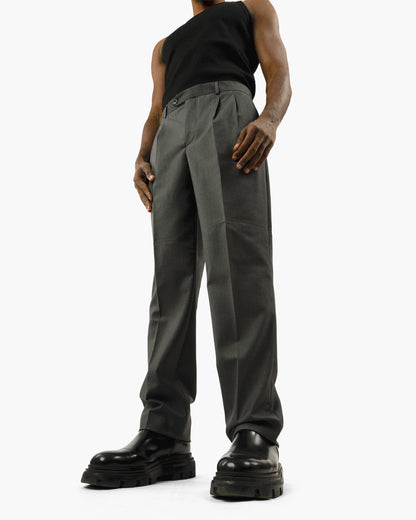 Streetwear Essential Pleated Wide Pants