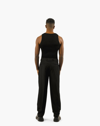 Streetwear Essential Pleated Wide Pants