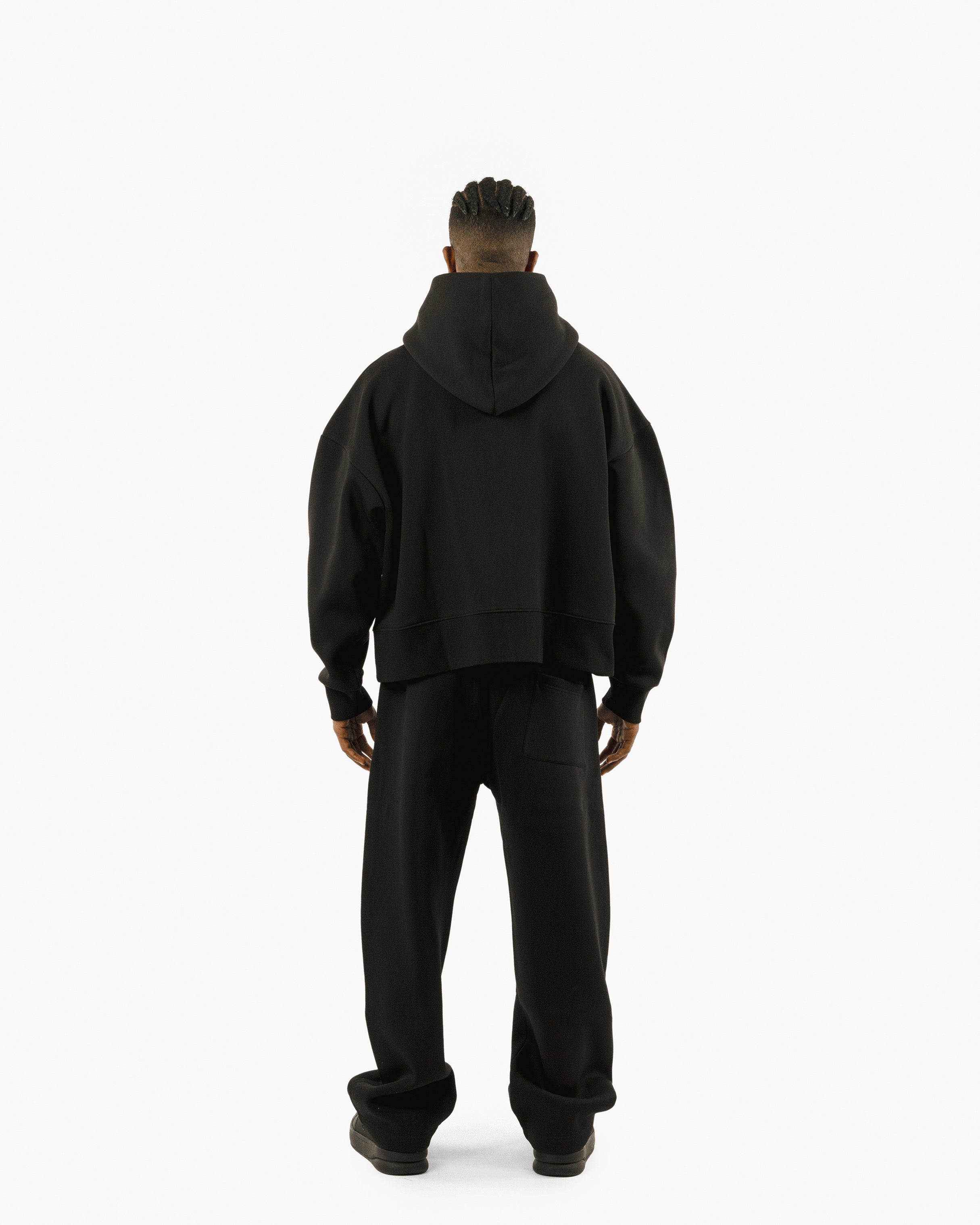 Streetwear Essential Boxy Zip Hoodie