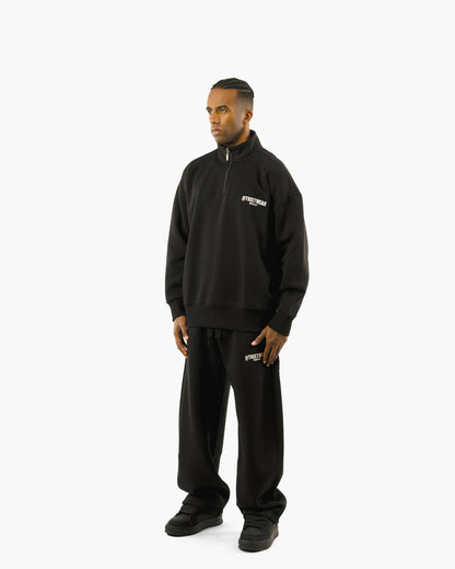 Streetwear Essential Oversized Quarter-Zip