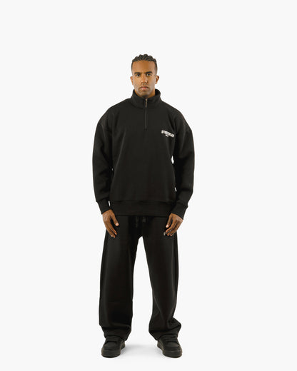 Streetwear Essential Oversized Quarter-Zip
