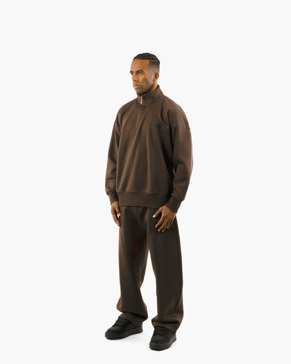 Streetwear Essential Oversized Quarter-Zip