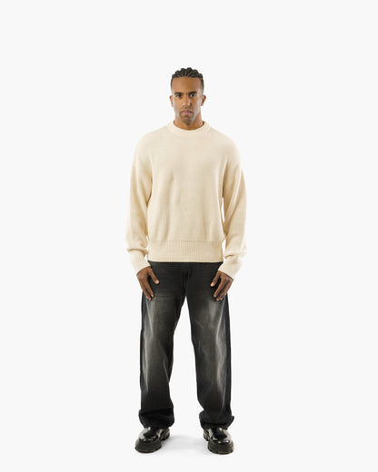 Streetwear Essential Boxy Knit Sweater