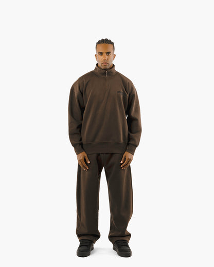 Streetwear Essential Oversized Quarter-Zip