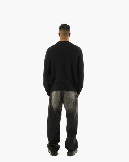 Streetwear Essential Boxy Knit Sweater