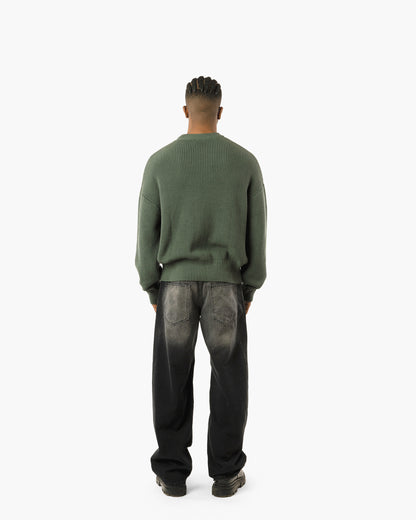 Streetwear Essential Boxy Knit Sweater