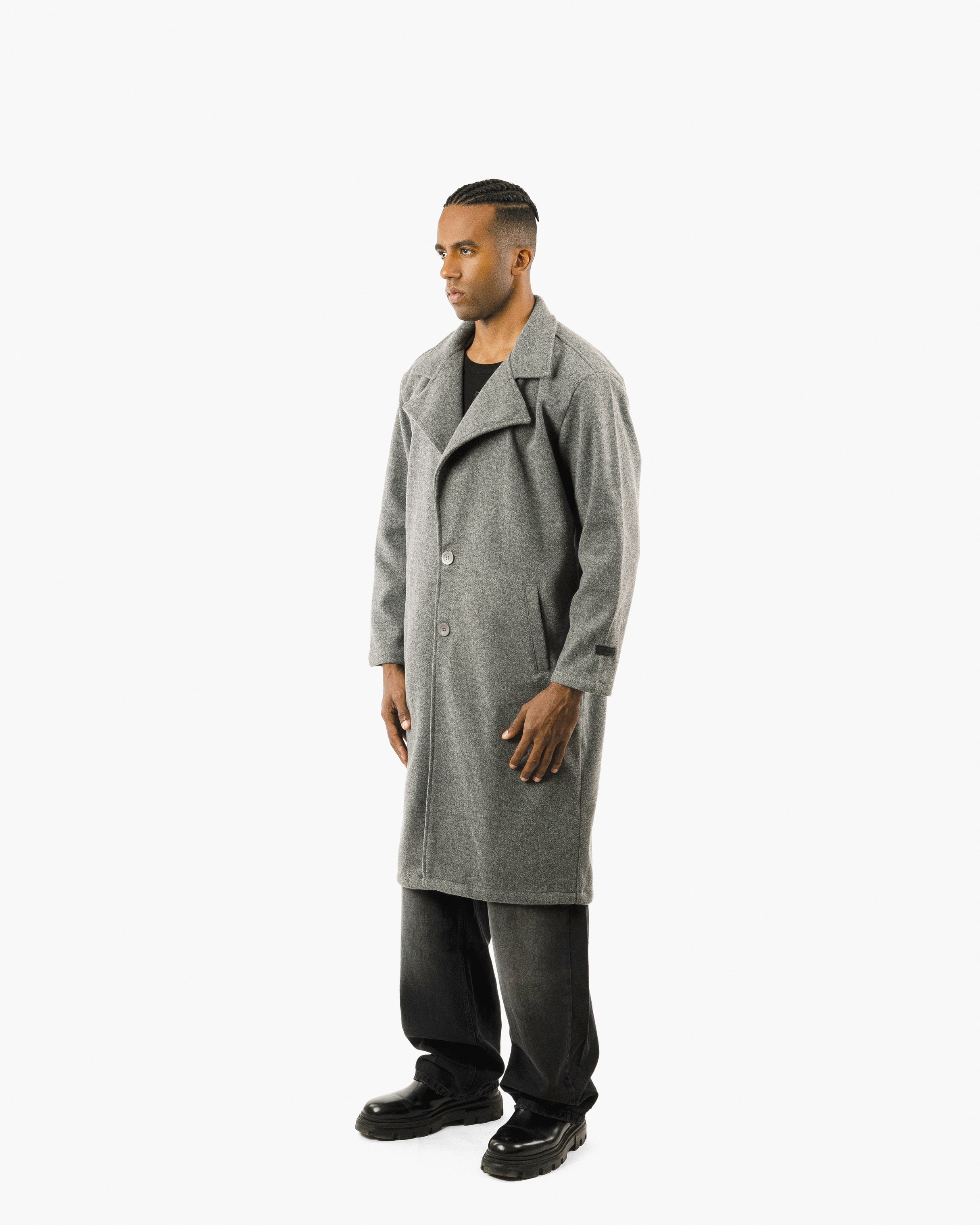 Streetwear Essential Oversized Overcoat