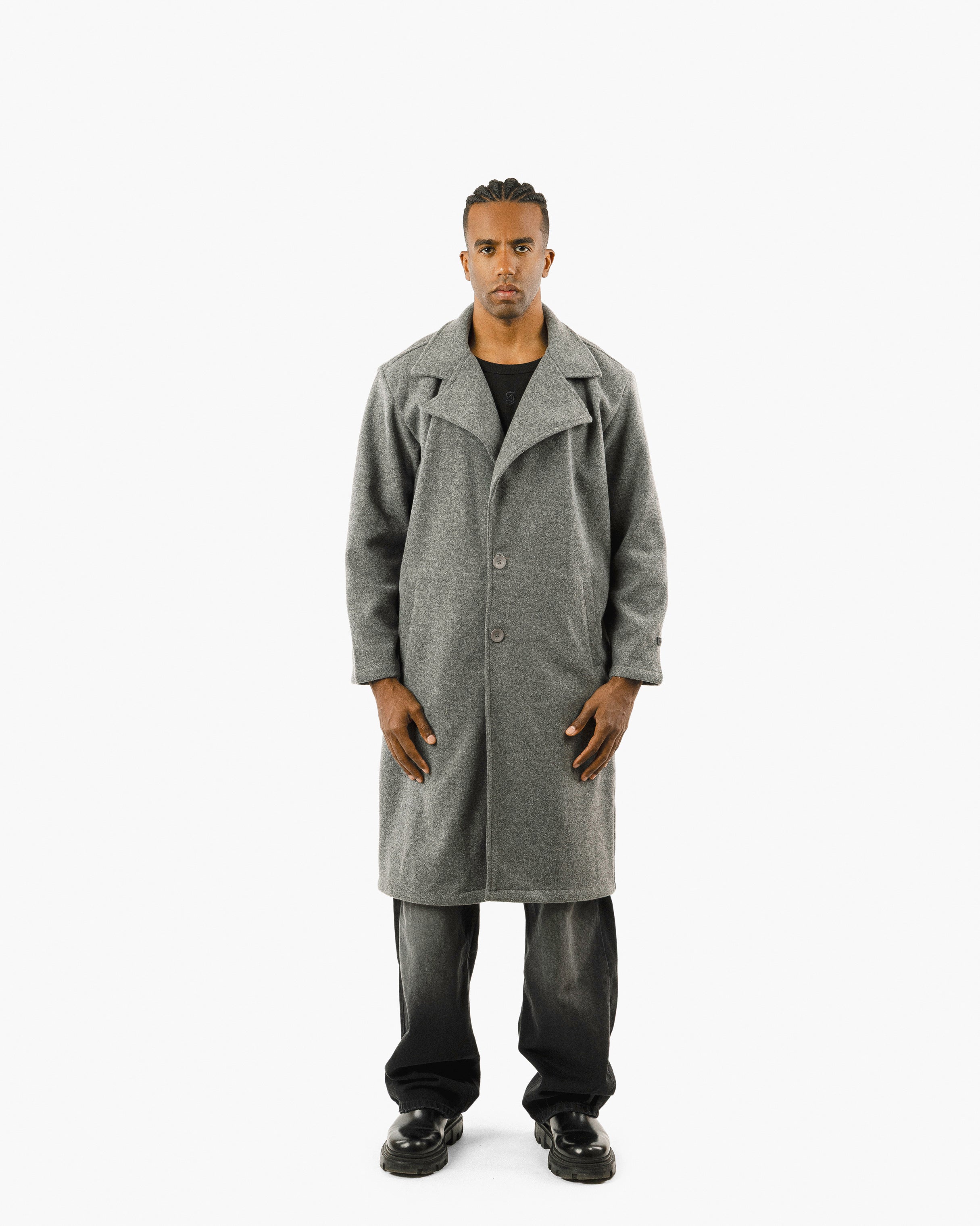 Streetwear Essential Oversized Overcoat