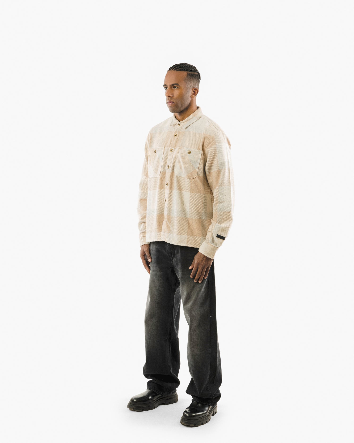 Shadow Plaid Overshirt