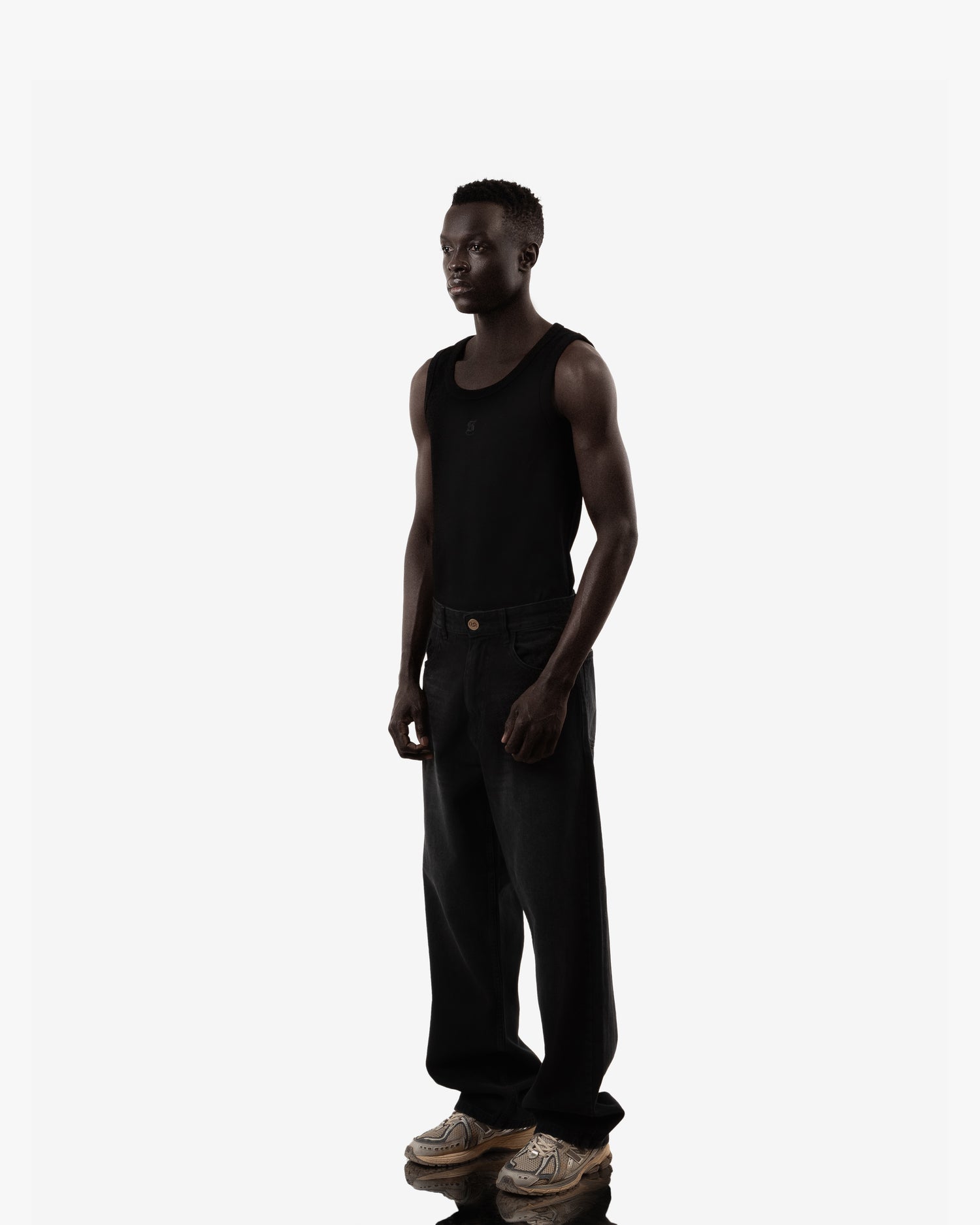 Extreme Fade Black Super Baggy Jeans