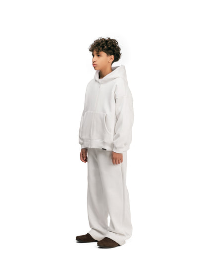 Kids Streetwear Essential V2 Boxy Zip Hoodie