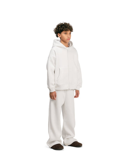 Kids Streetwear Essential V2 Boxy Zip Hoodie