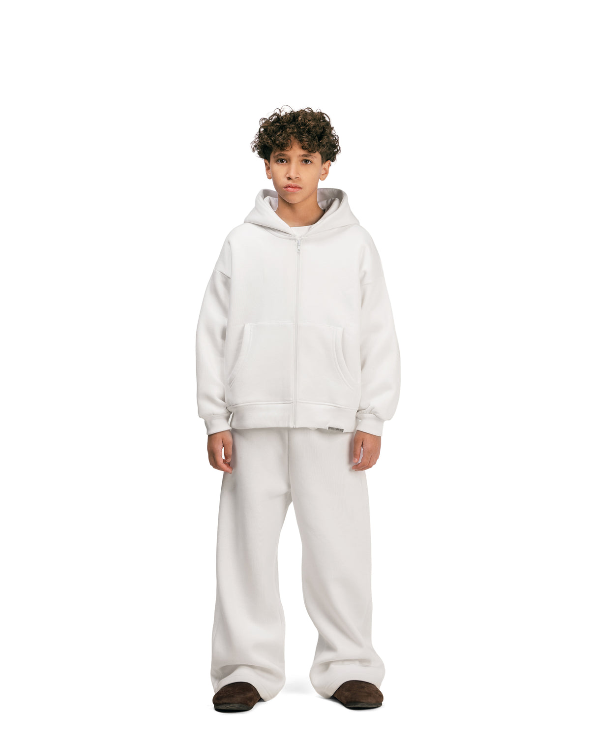 Kids Streetwear Essential V2 Boxy Zip Hoodie