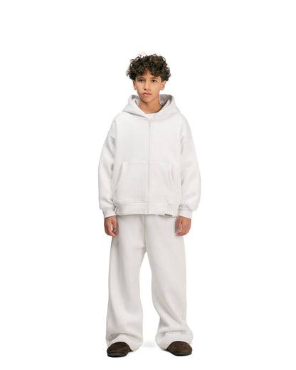 Kids Streetwear Essential V2 Boxy Zip Hoodie