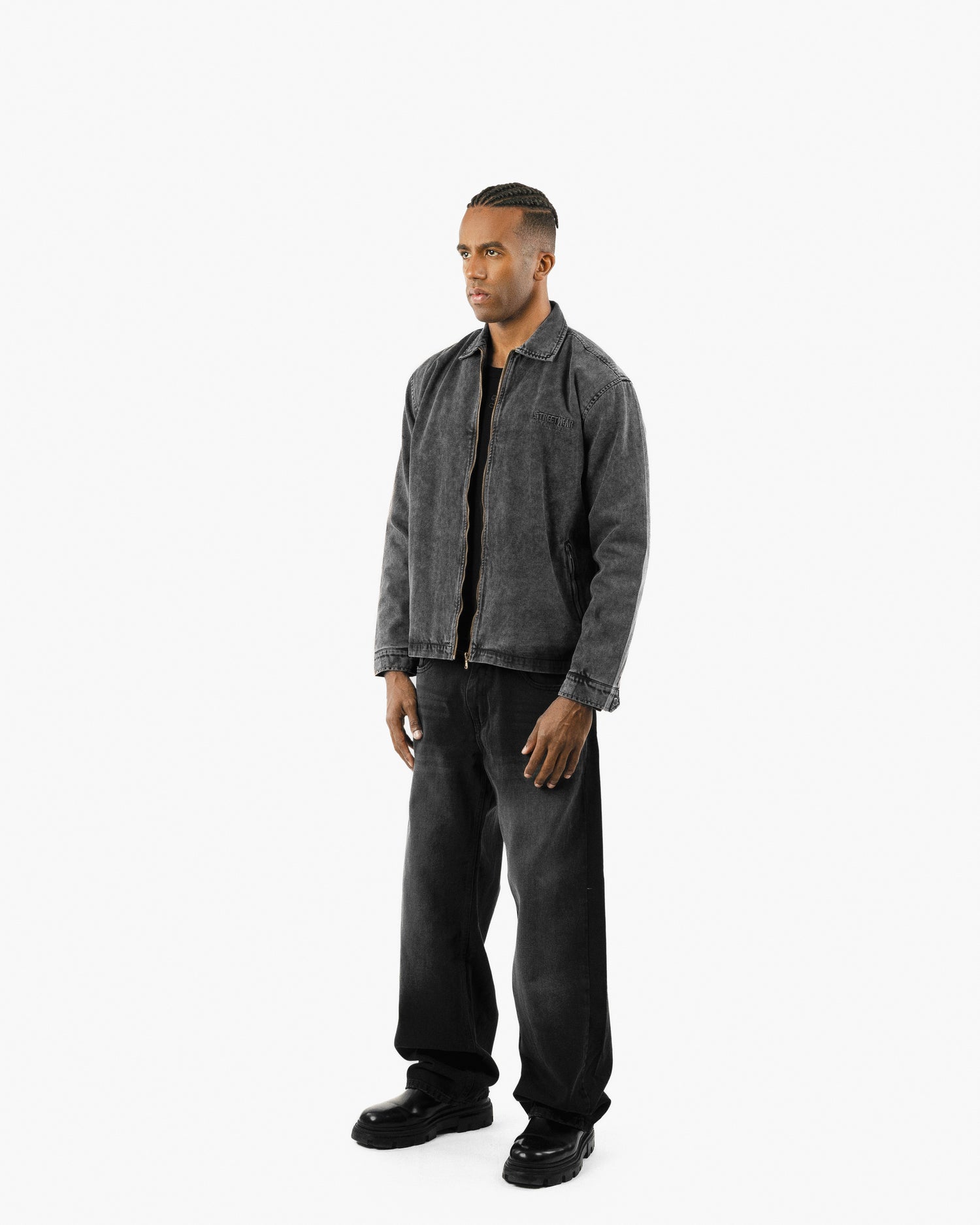 Streetwear Essential Boxy Gabardine Jacket