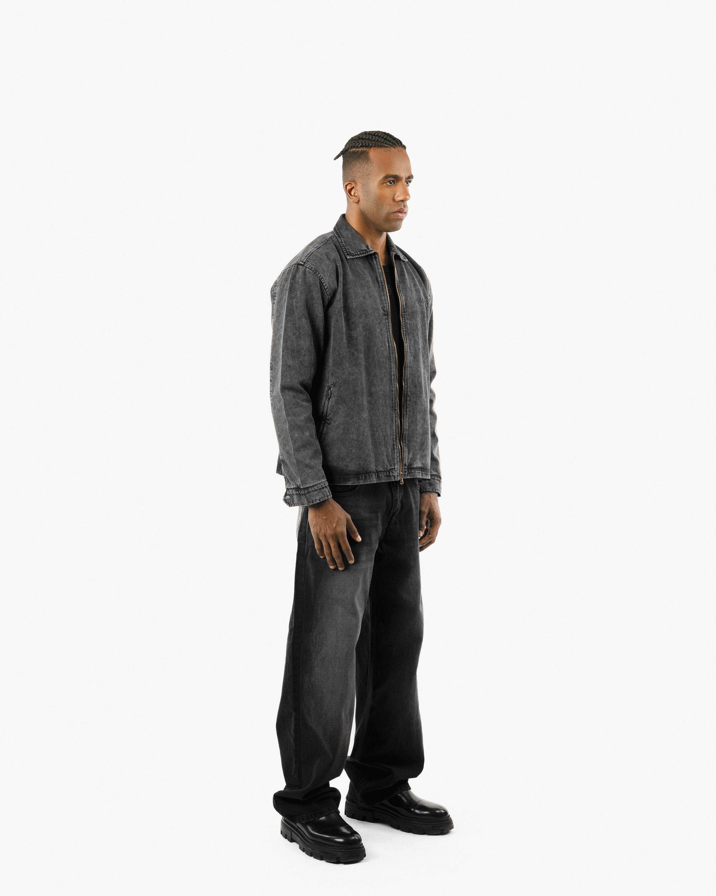 Streetwear Essential Boxy Gabardine Jacket