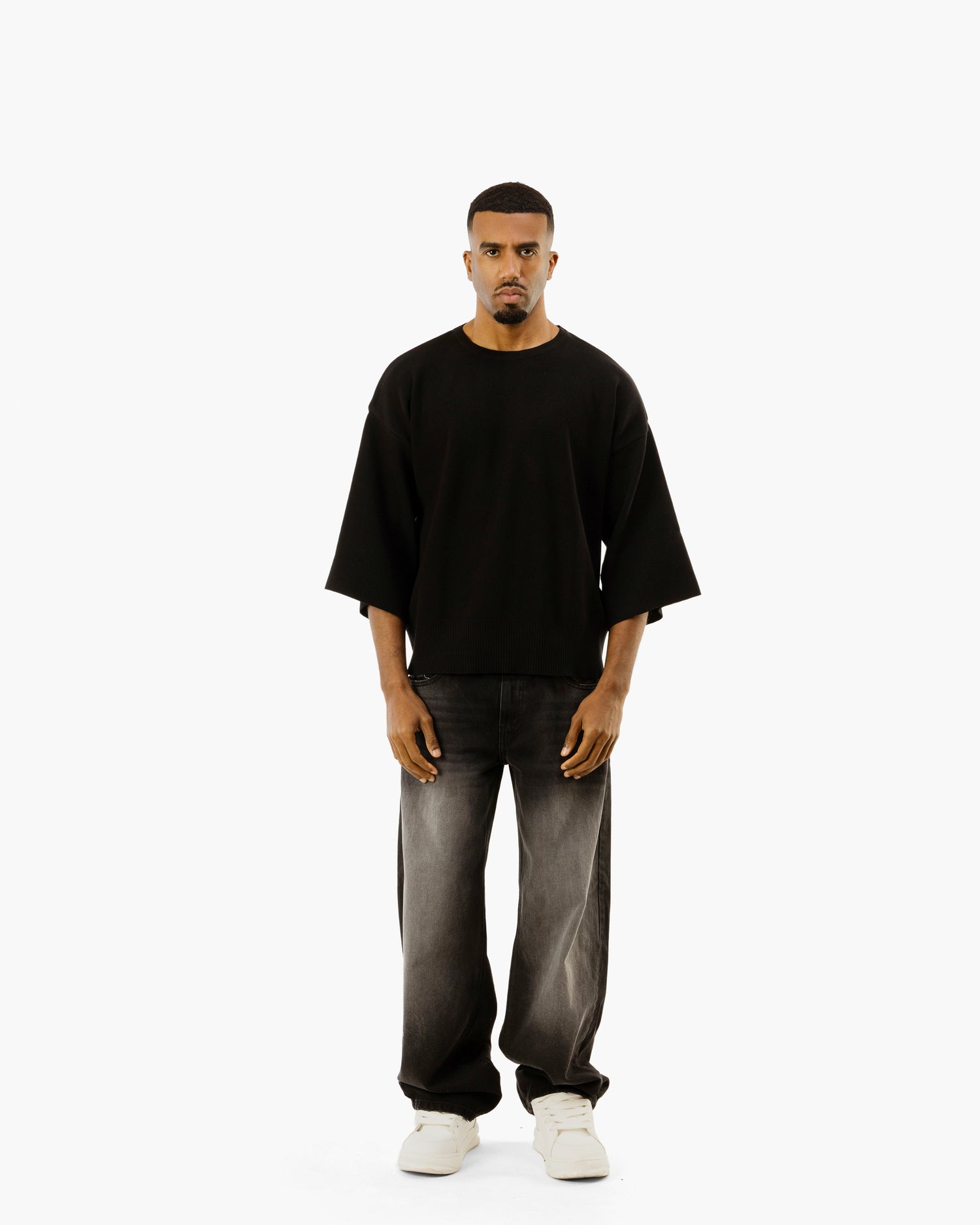 Core Relaxed Sleeve Knit T-Shirt