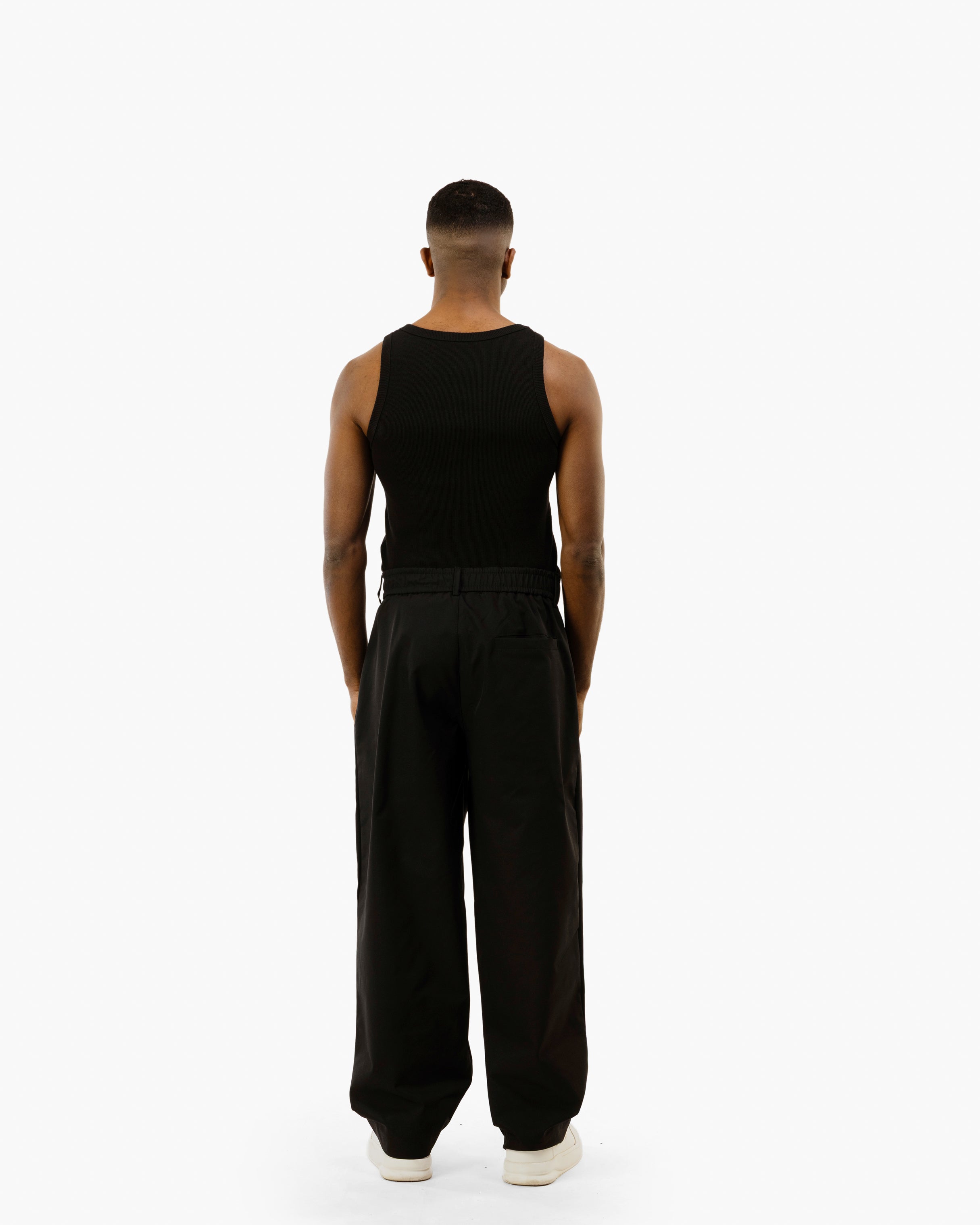 S’YTE Gabardine Wide Pleated Balloon Pleated Gabardine Balloon Trousers | Relaxed Luxury | SWTS