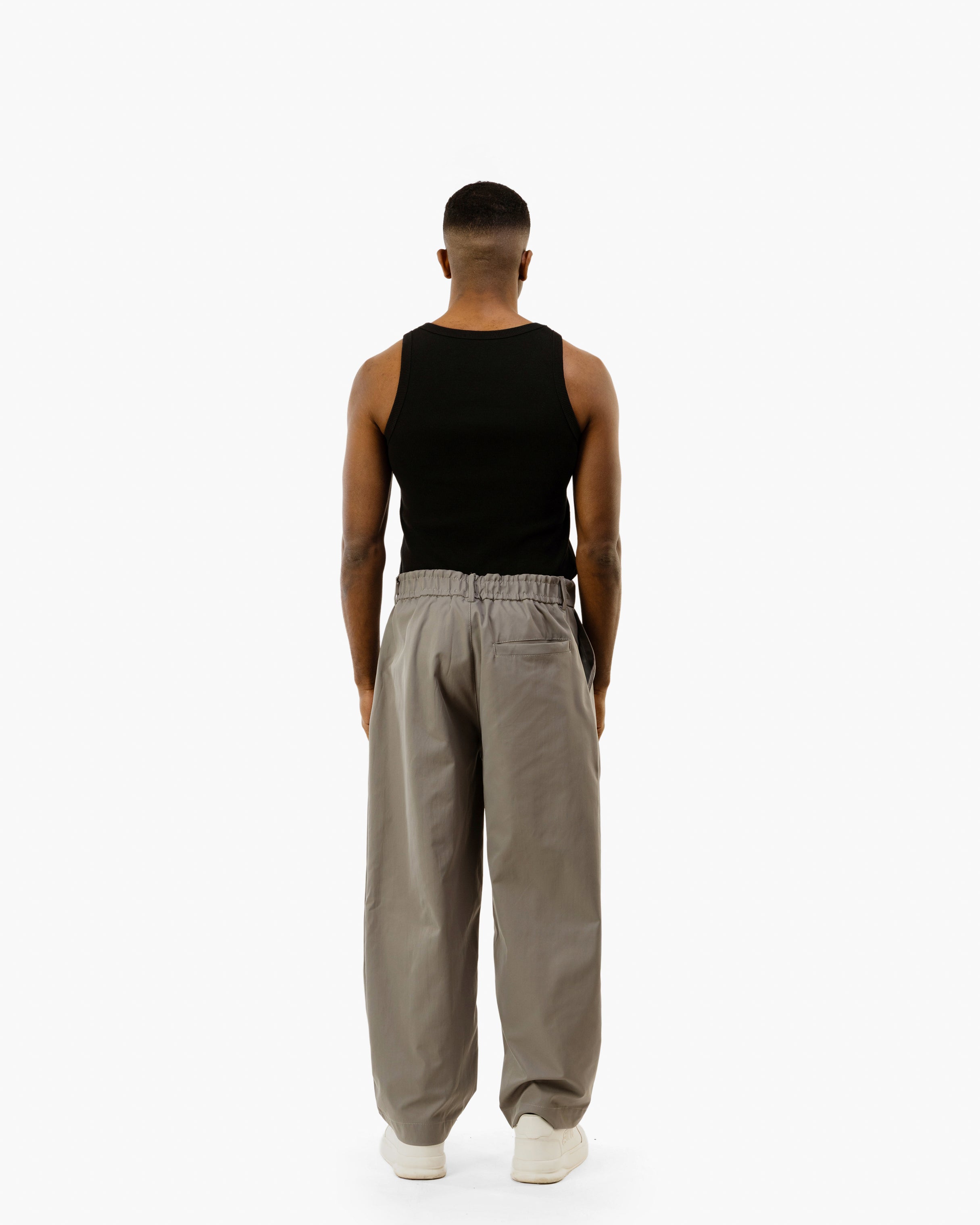 S’YTE Gabardine Wide Pleated Balloon COTTON DRILL CUT-OUT BALLOON PANTS – THE SHOP YOHJI YAMAMOTO