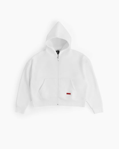 Streetwear Essential Boxy Zip Hoodie